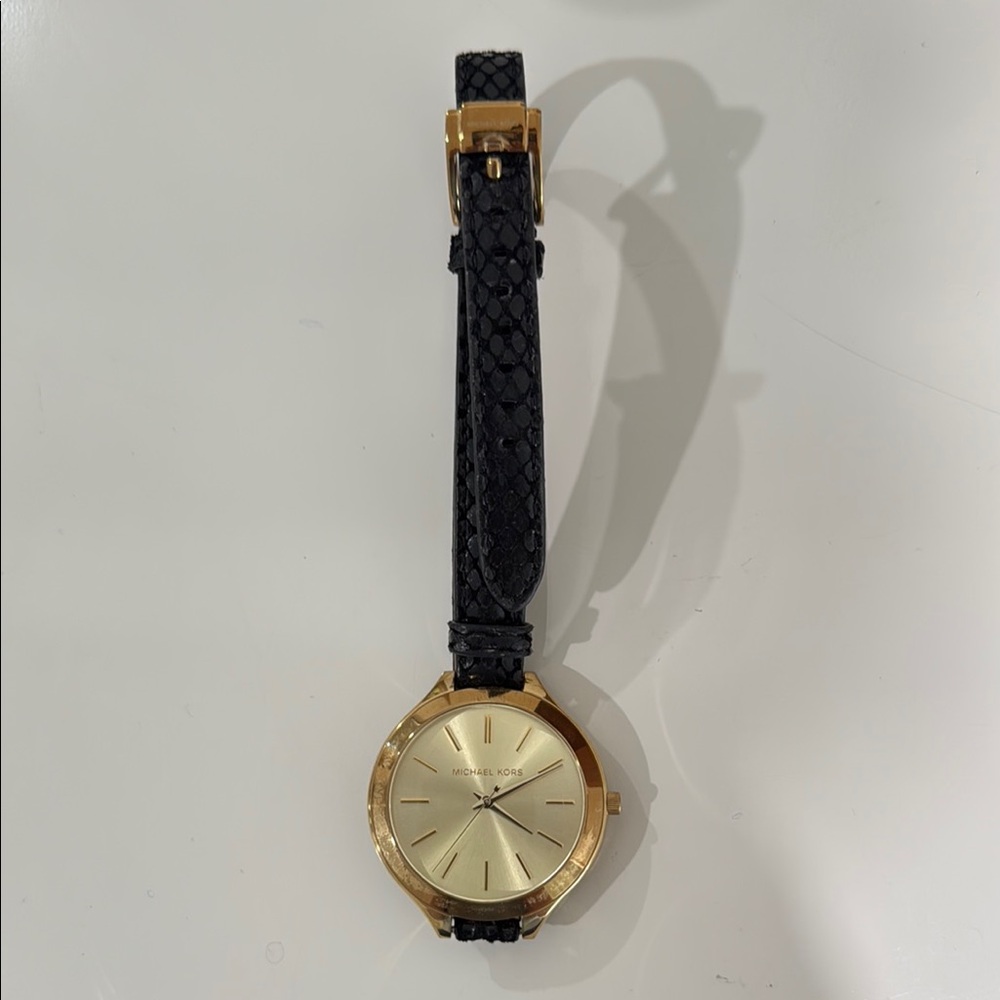 Michael Kors Gold and Black Watch